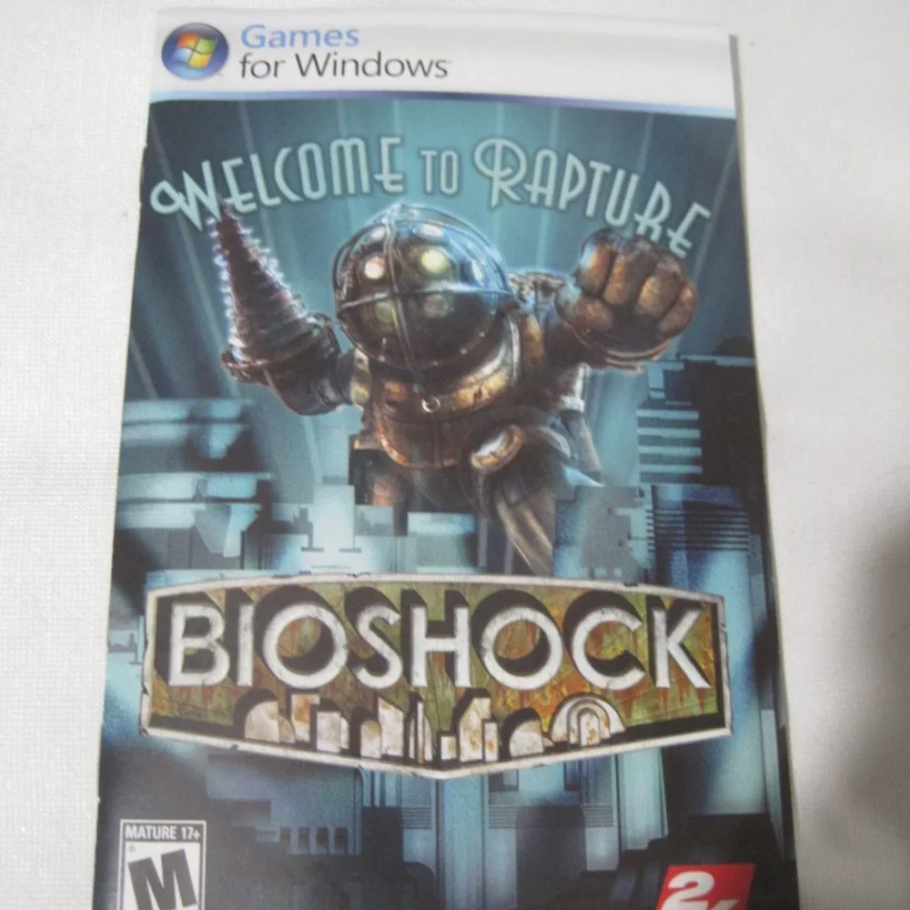Bioshock for Windows PC DVD 2K Video Game 2007 Complete with Manual (M-Mature)